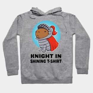 Knight in shining t-shirt Capybara Knight Hoodie